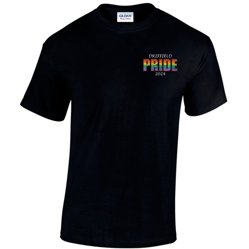 Driffield Pride 2024 Adults Embroidered T-Shirt