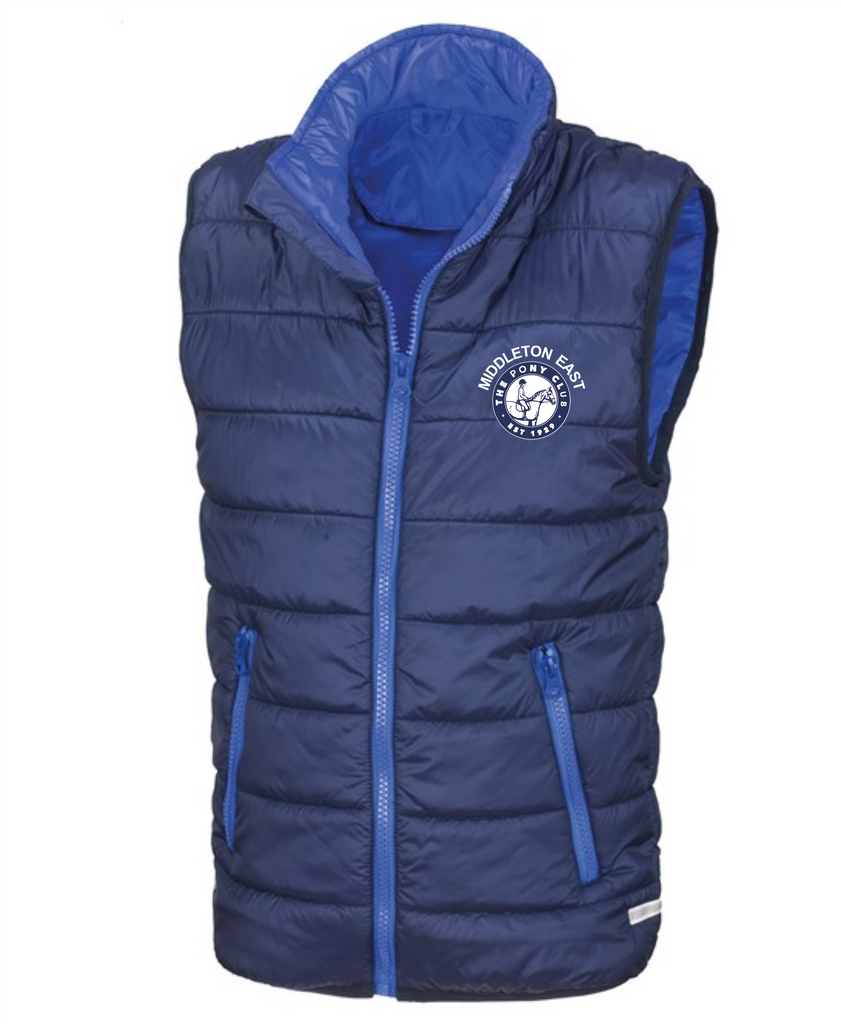 Middleton East Pony Club Kids Padded Gilet