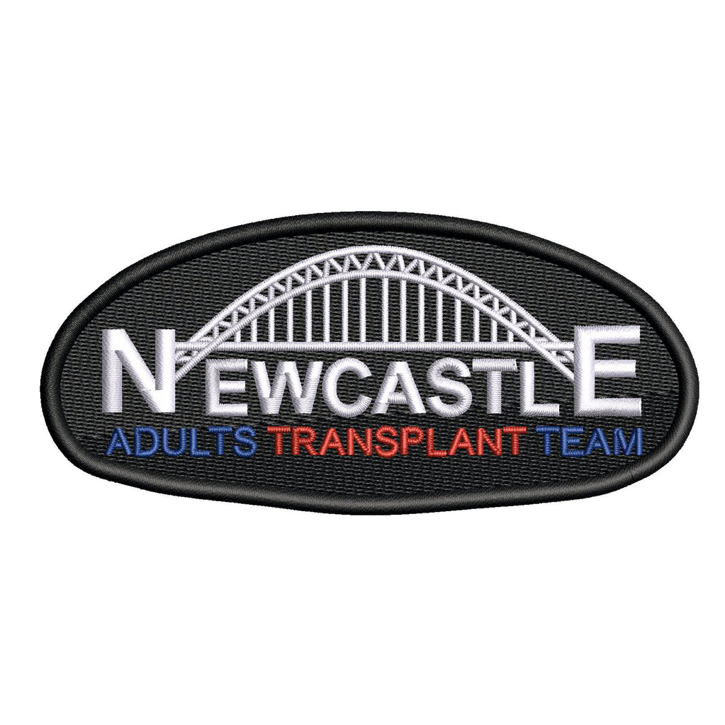 Newcastle Transplant Team Embroidered Badge