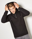 Hooded 1/4 Zip Sweatshirt