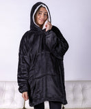 Adult oversized cosy reversible sherpa hoodie