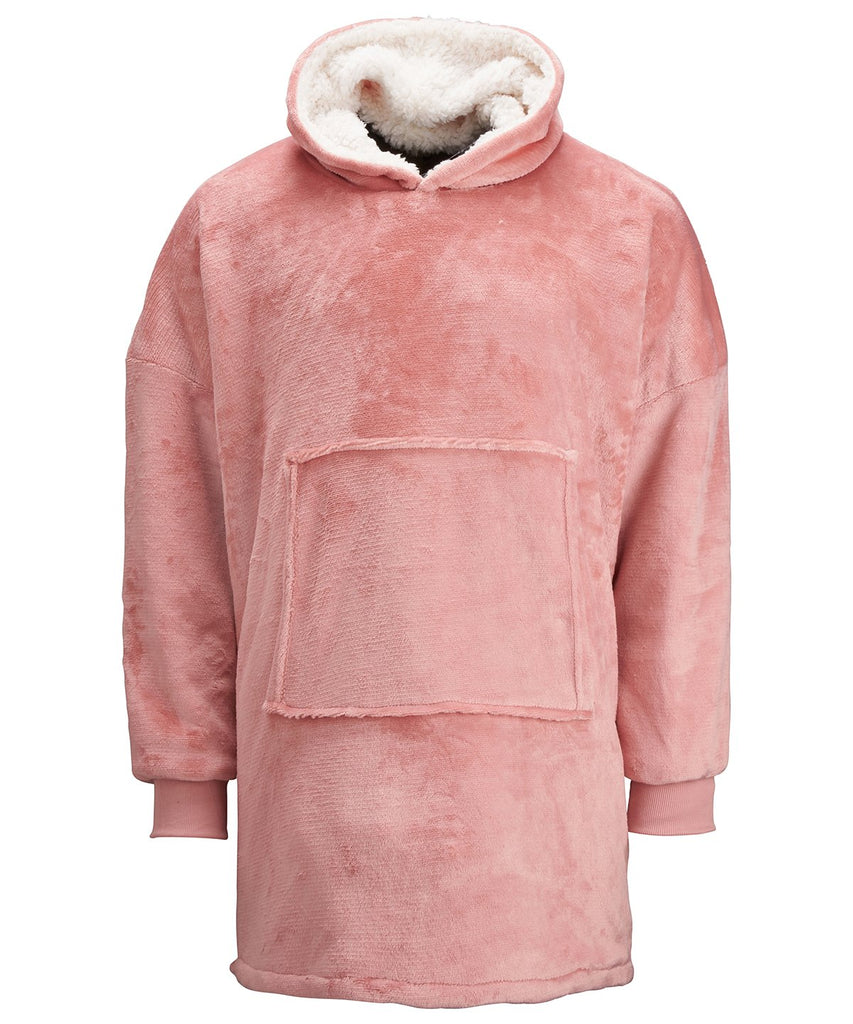 Adult oversized cosy reversible sherpa hoodie