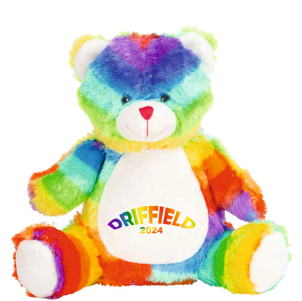 Driffield Pride 2024 Rainbow Teddy