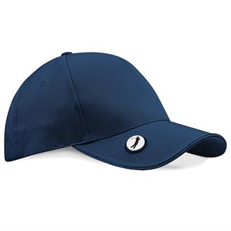 Pro-style ball marker golf cap