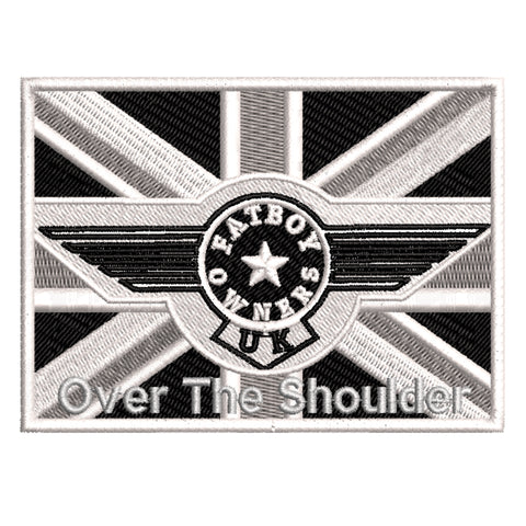 Fatboy Owners - Over The Shoulder Badge 10cm INCLUDES £2 DELIVERY