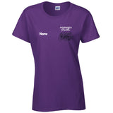 Hornsea Peloton Ladies T-shirt Gildan - Purple