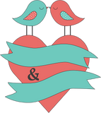 Personalised Love Birds Coaster