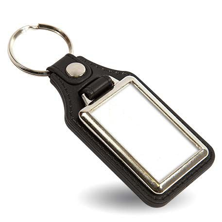Medallion PU Leather Keyring with Personalised Print