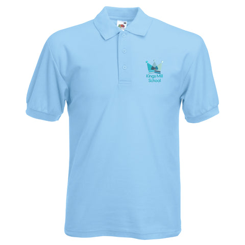 Kings Mill School Polo Shirt - Blue or White